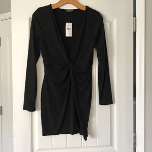 Fashion Nova black mini dress